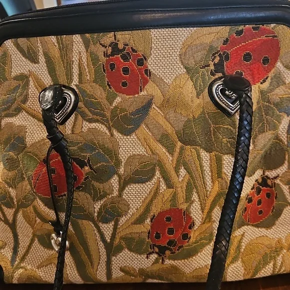 BRIGHTON LADYBUG ALYSSA TAPERSTY BAG. NEVER USED. - Picture 12 of 16